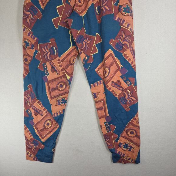 Vtg Chicos Pants Womens 1 L Abstract Cottagecore Grandma Pant Western Aztec - Picture 11 of 12